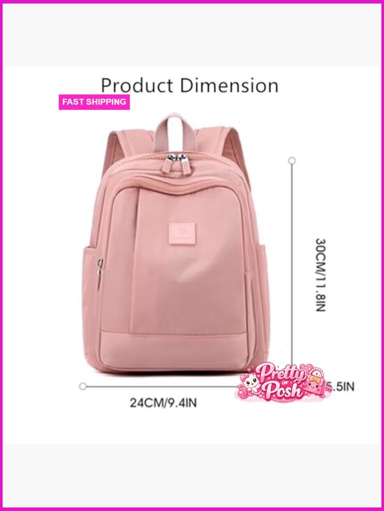 Mini Lightweight Nylon Travel Backpack Purse Shoulder Bag Daypack main image 7